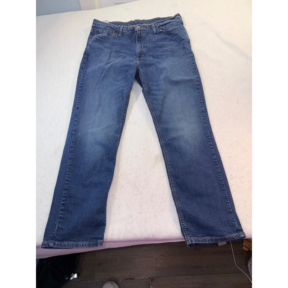 Levis 541 Athletic Taper Mens Jeans Blue Medium Wash 38x32 Denim Pants